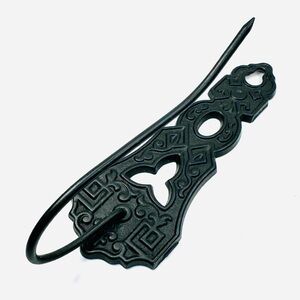 Victorian Antique Cast Iron Receipt Wall Mounted Hook